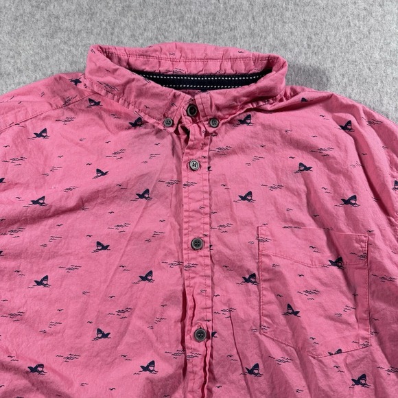 Five Point Industries NYC Retro Design Shark Shirt Men's Slim Fit Flex Large - Picture 4 of 8